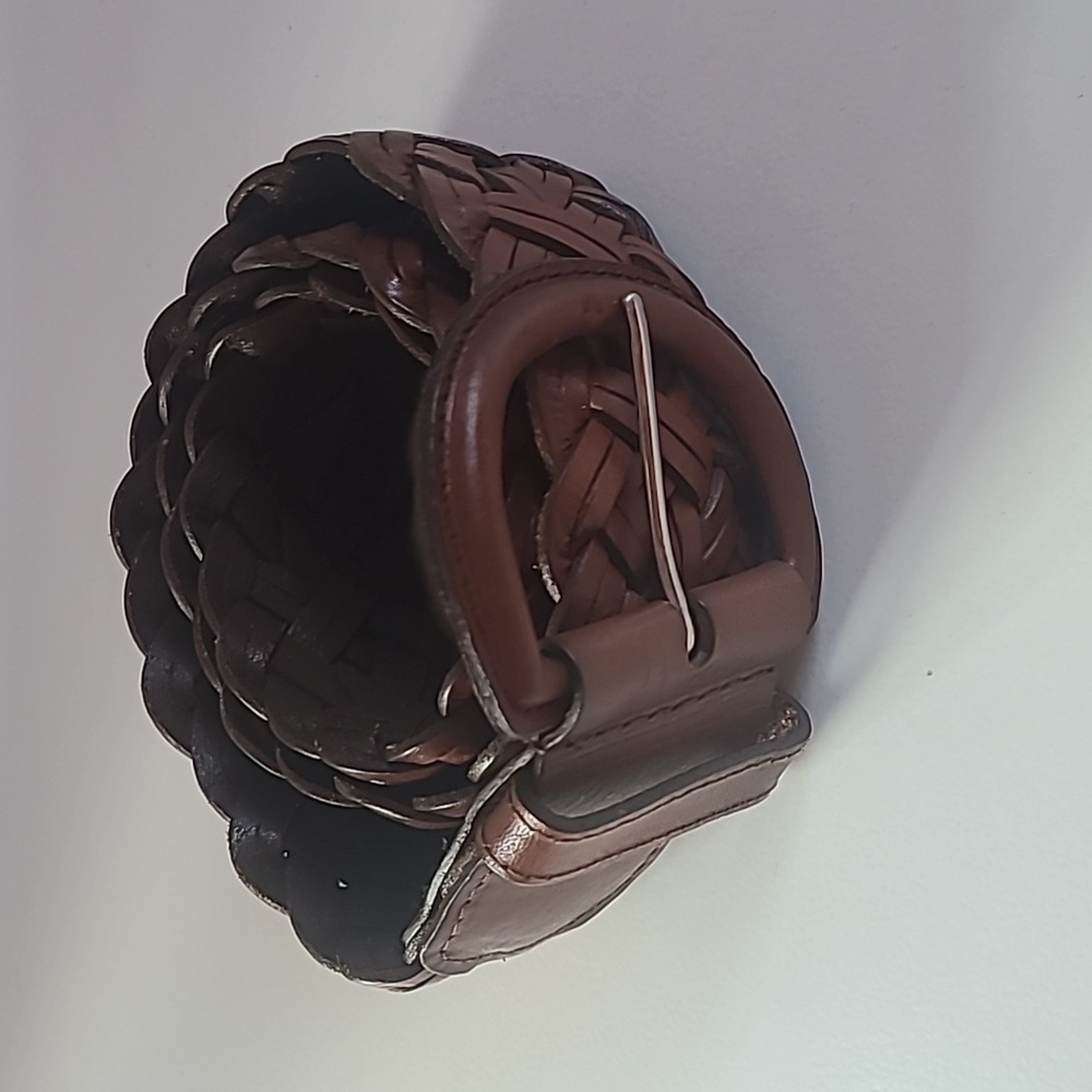 Women’s Banana Republic Brown Woven leather 2" Belt